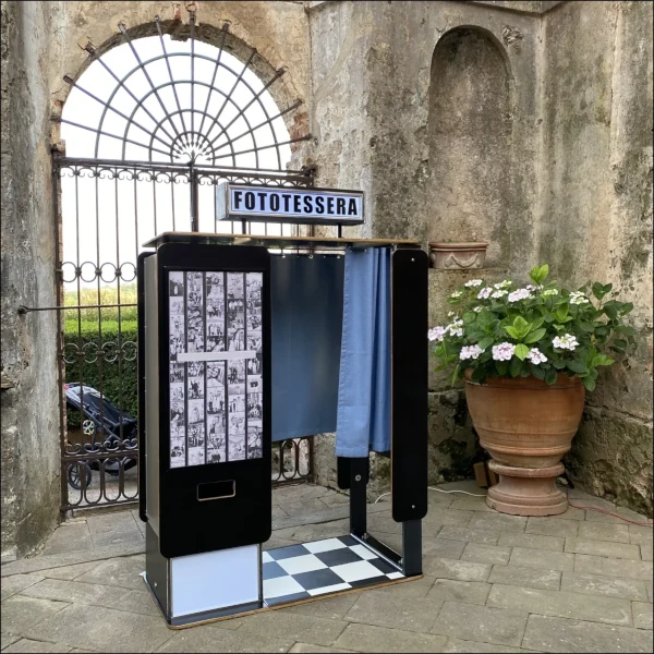 Allestimento photobooth per sfilata MyBooth