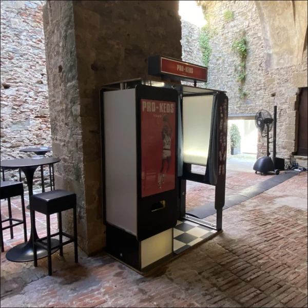 Allestimento photobooth per evento aziendale MyBooth